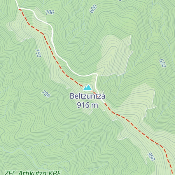Map of Beltzuntza