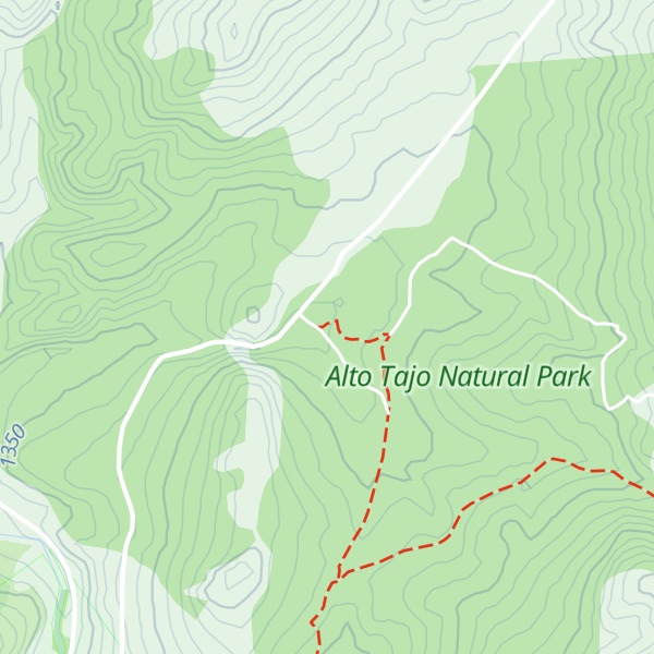 Map of Refugio Fuente de los Vaqueros