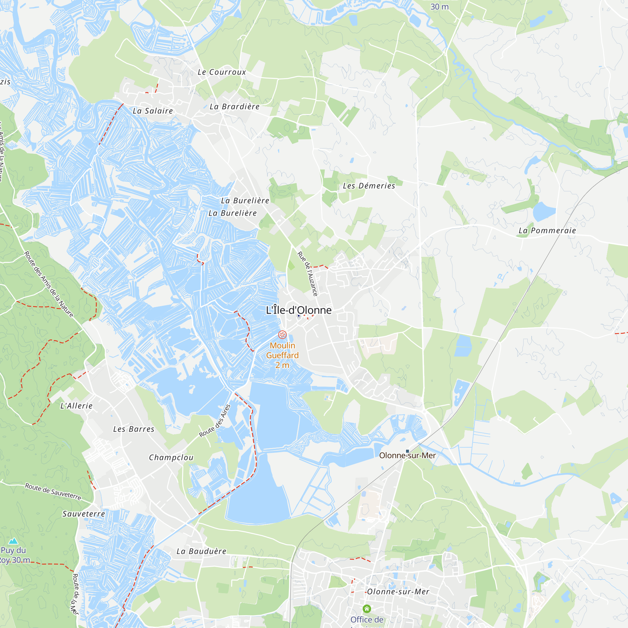 Office de tourisme d'Olonne-sur-Mer map