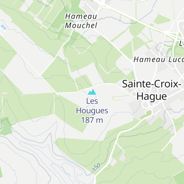 Map of Les Hougues