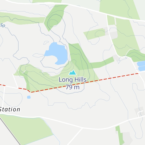 Map of Long Hills