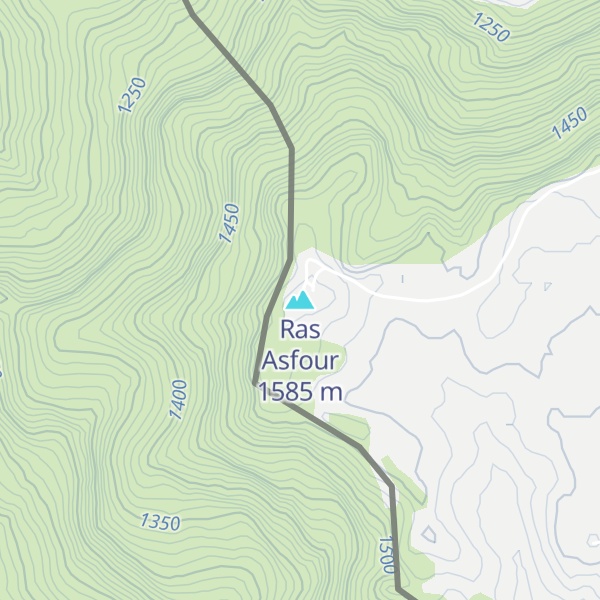 Map of Ras Asfour