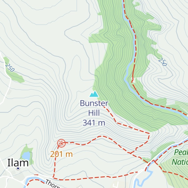 Map of Bunster Hill