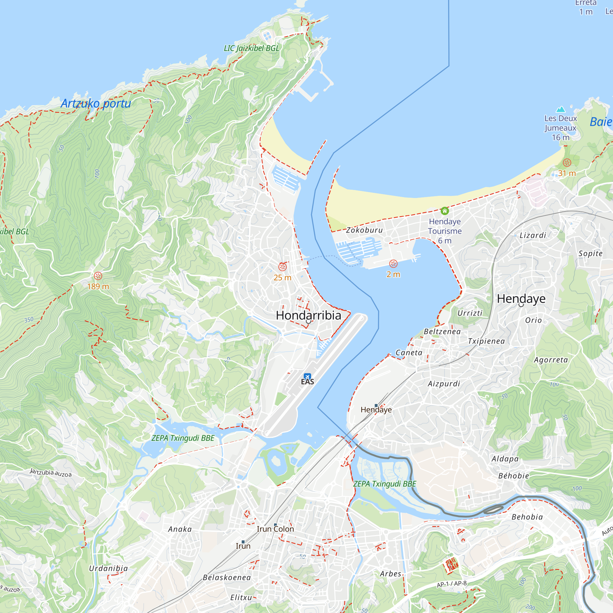 Información Turística map