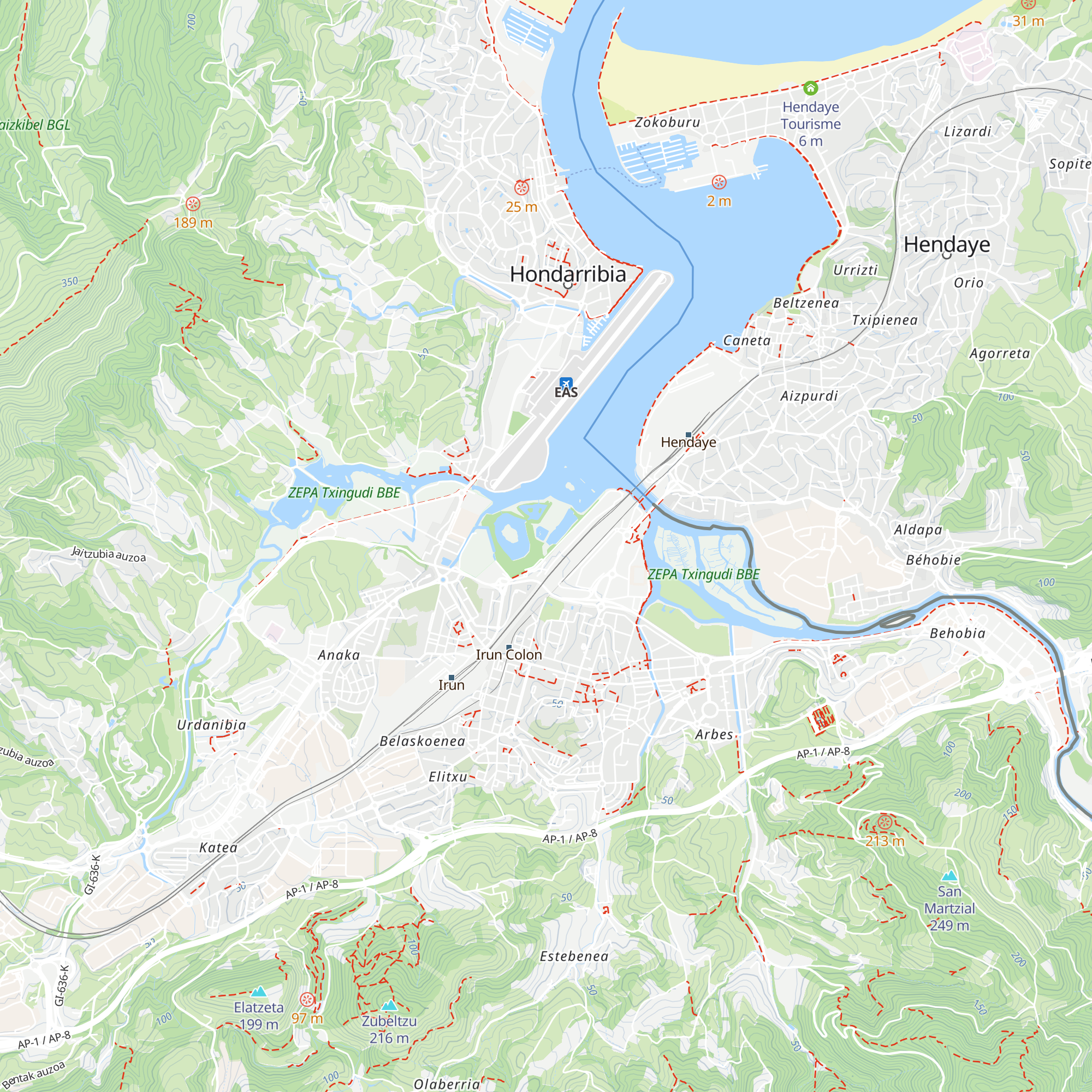 Interpretazio gunea map