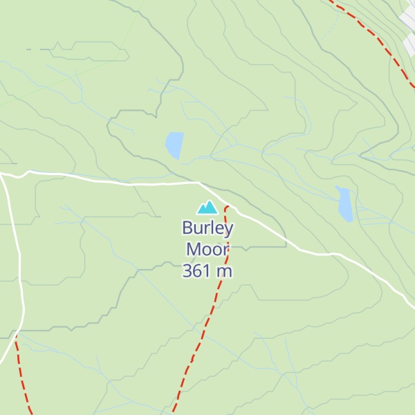 Map of Burley Moor