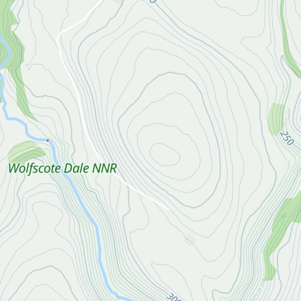 Map of Wolfscote Hill