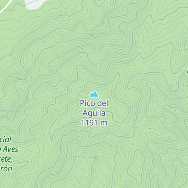 Map of Pico del Águila