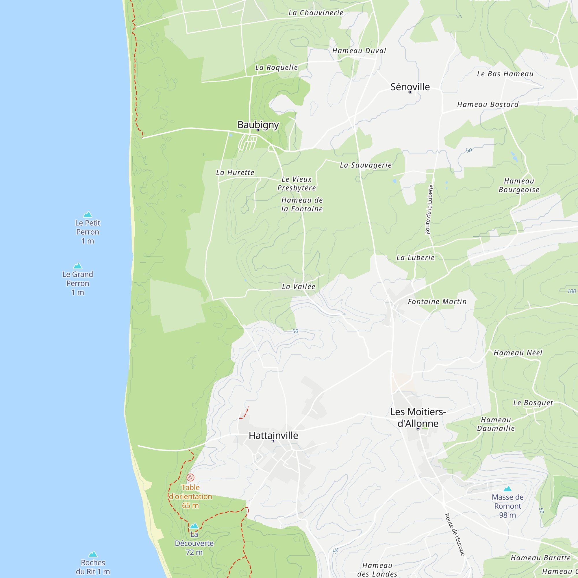 Gîte Le Pressoir map