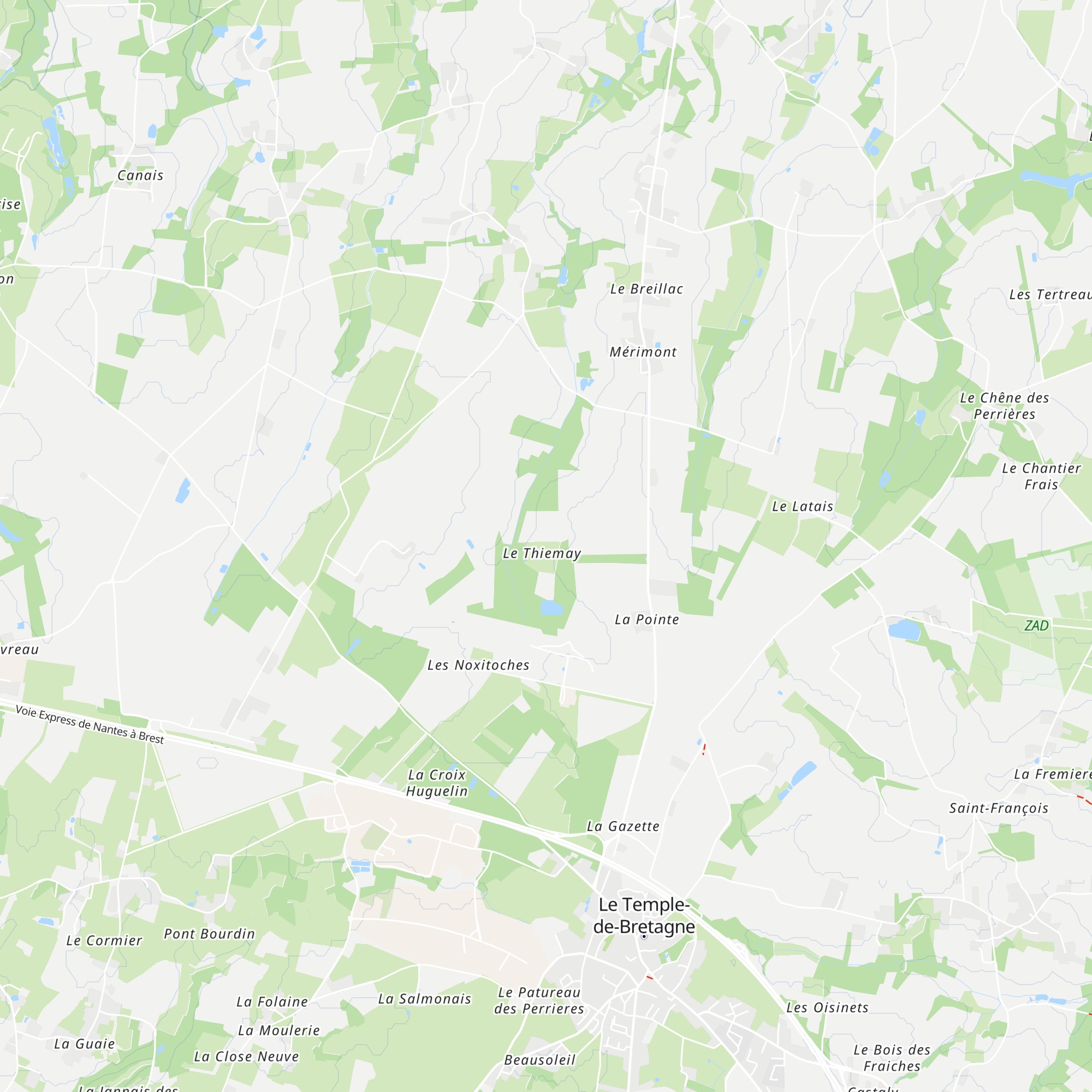 Gîte de Thiemay map
