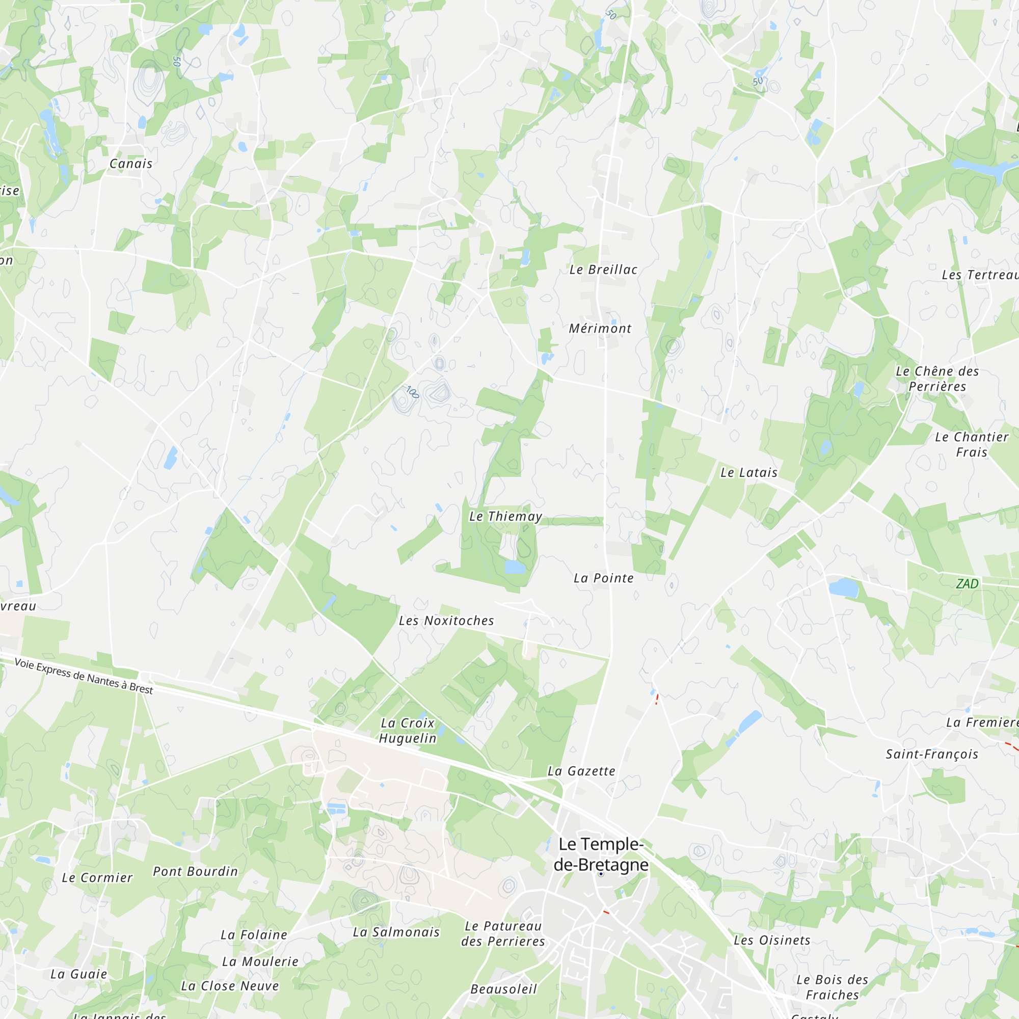 Gîte de Thiemay map