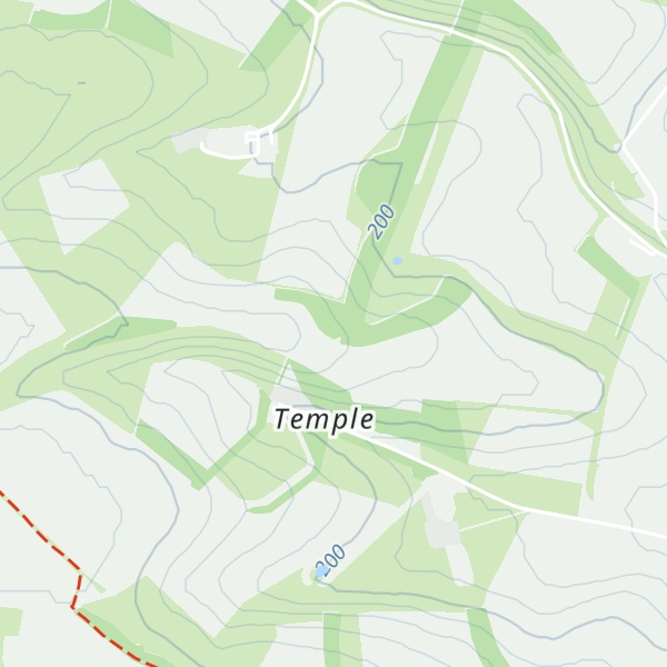 Map of Rough Hill