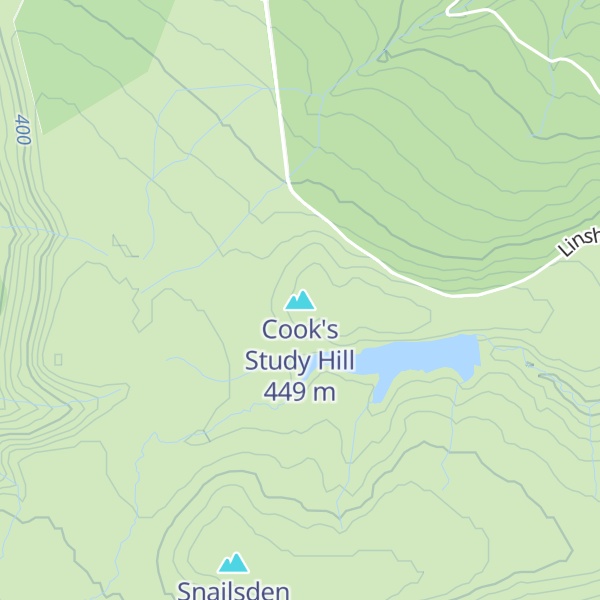Map of Cook's Study Hill