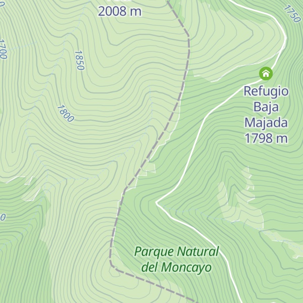 Map of Alto de la Majada Baja