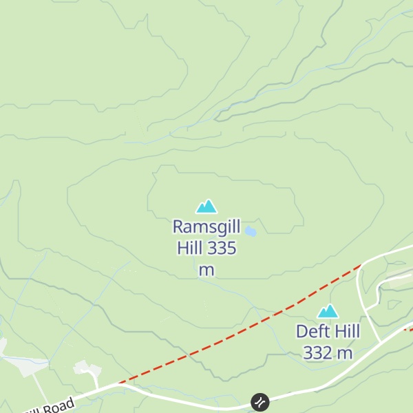Map of Ramsgill Hill