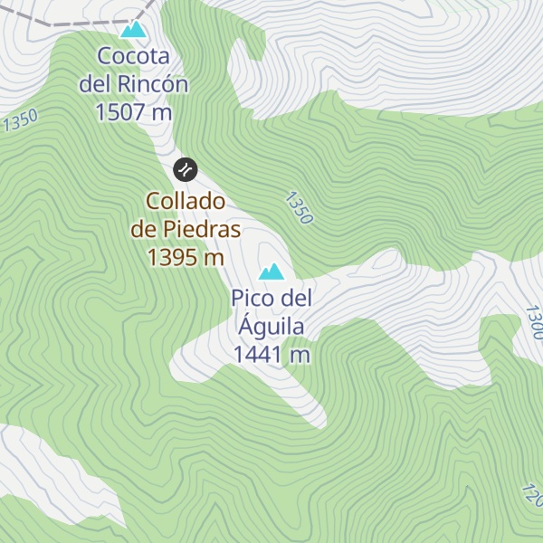 Map of Pico del Águila