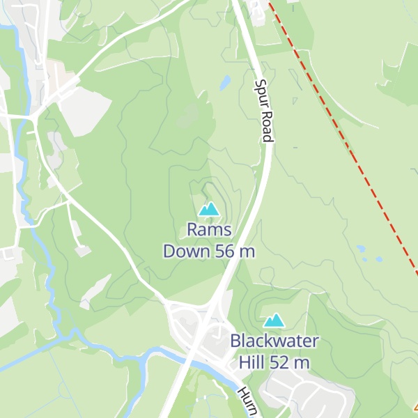 Map of Rams Down