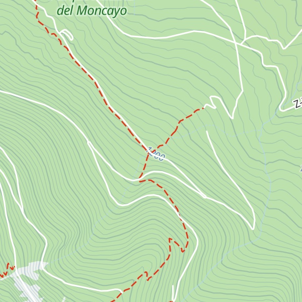 Map of Refugio la Paridera (cerrado)