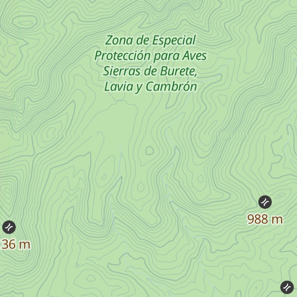 Map of Morra del Quemado