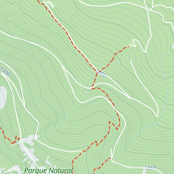 Map of Refugio Fuente del Sacristán
