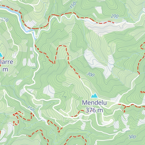 Map of Urritxabaleko kaskoa