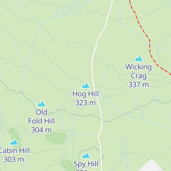 Map of Hog Hill