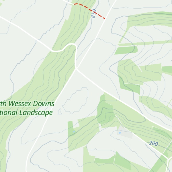 Map of Hackpen Hill