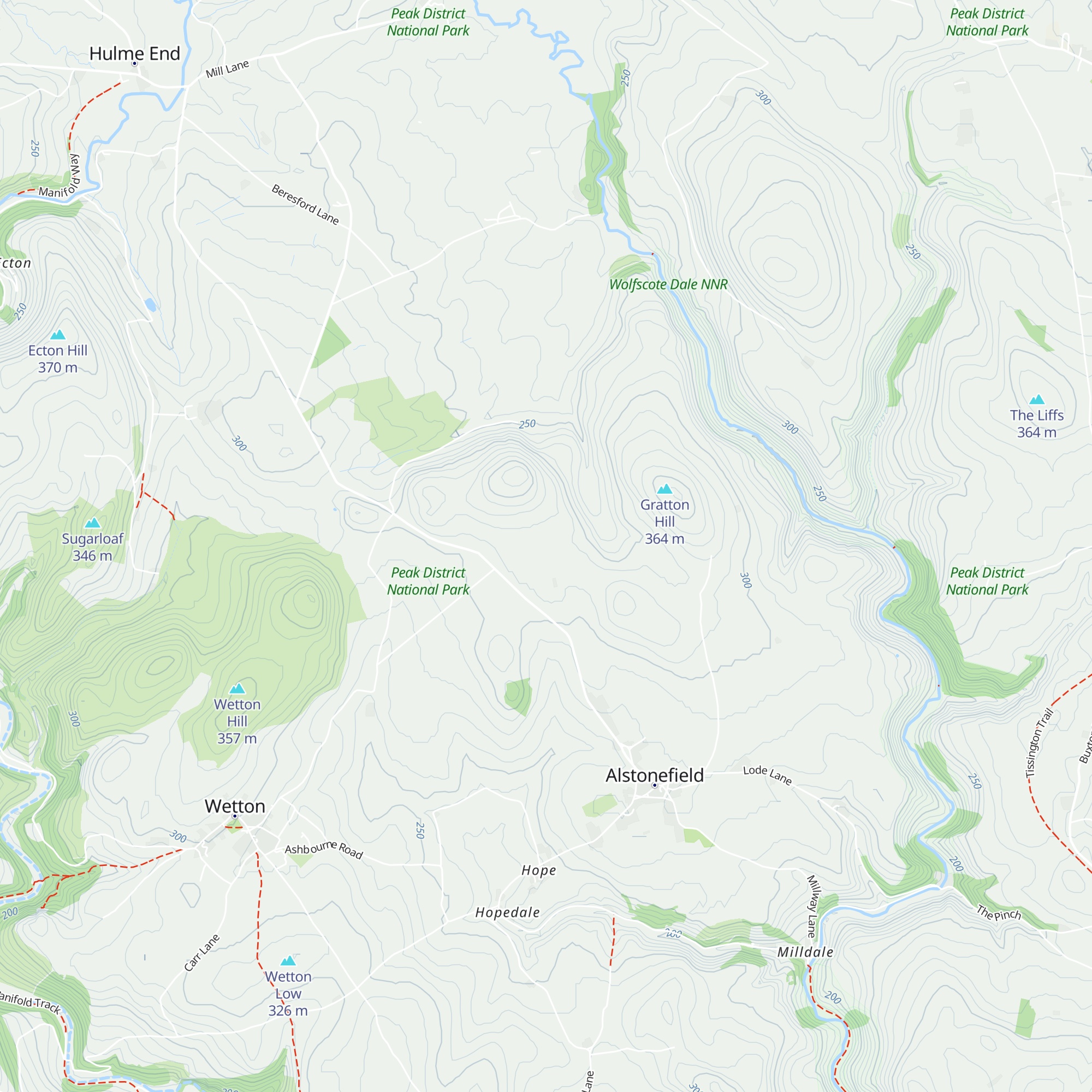 Alstonefield Camping Barn map