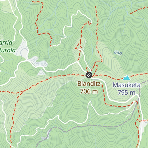 Map of Gogorren Hegiko Torrea