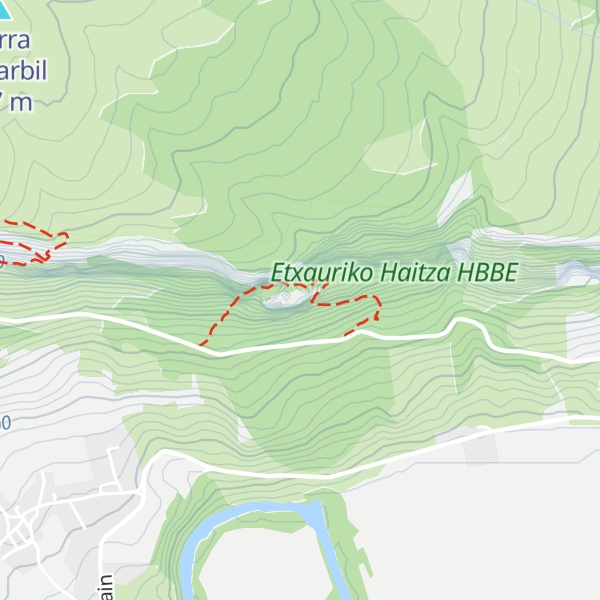 Map of Etxauriko Haitzetako aterpea