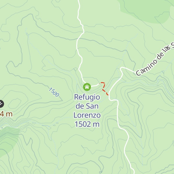 Map of Refugio de San Lorenzo