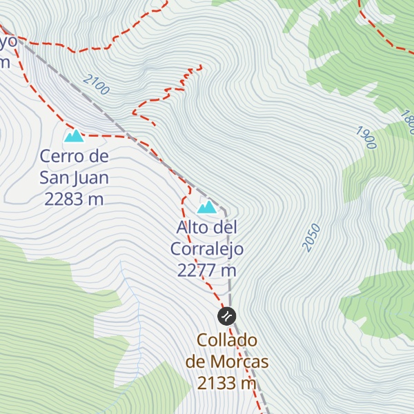 Map of Alto del Corralejo
