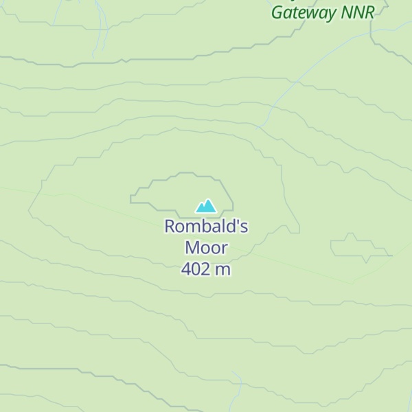 Map of Rombald's Moor