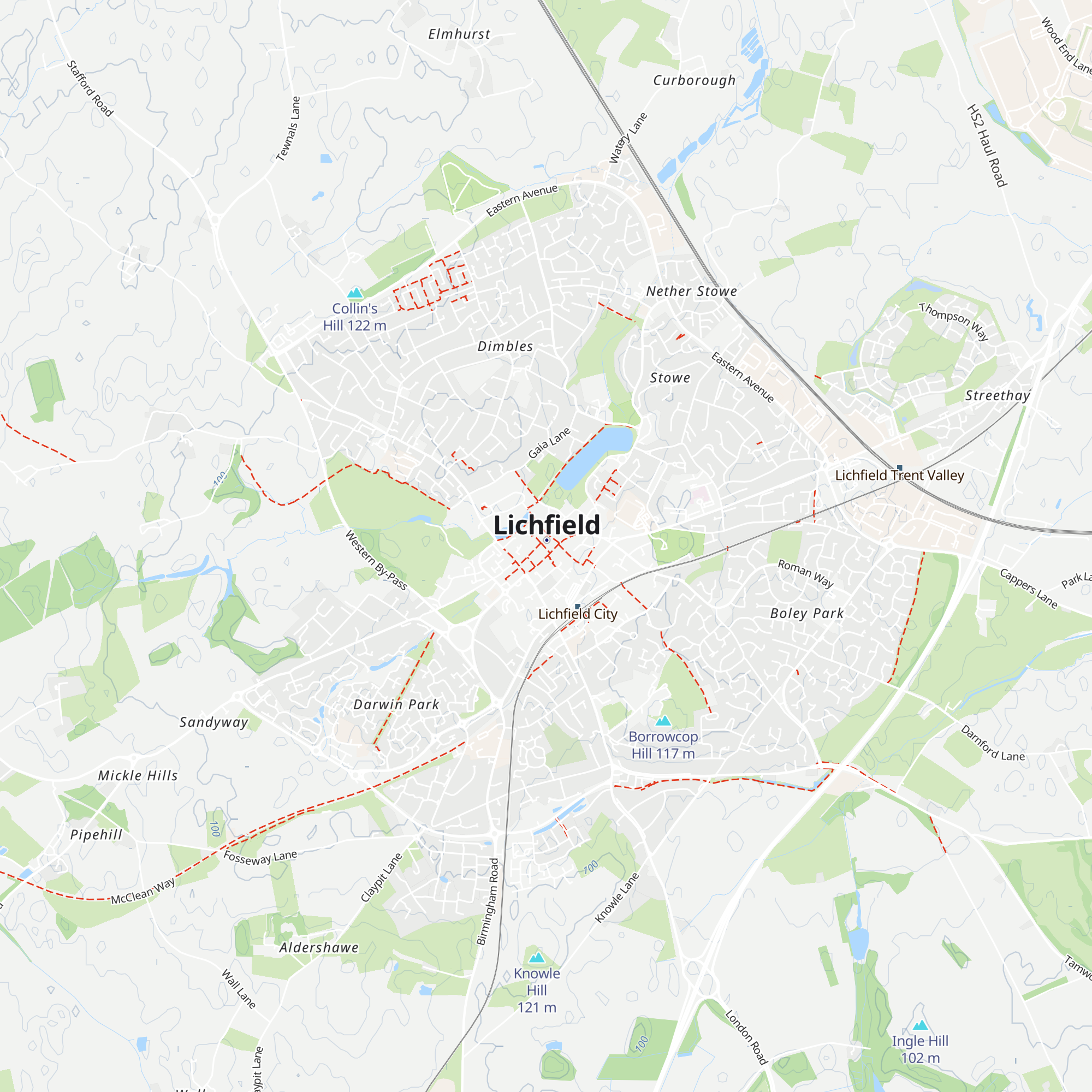 Lichfield Tourist Information Centre map