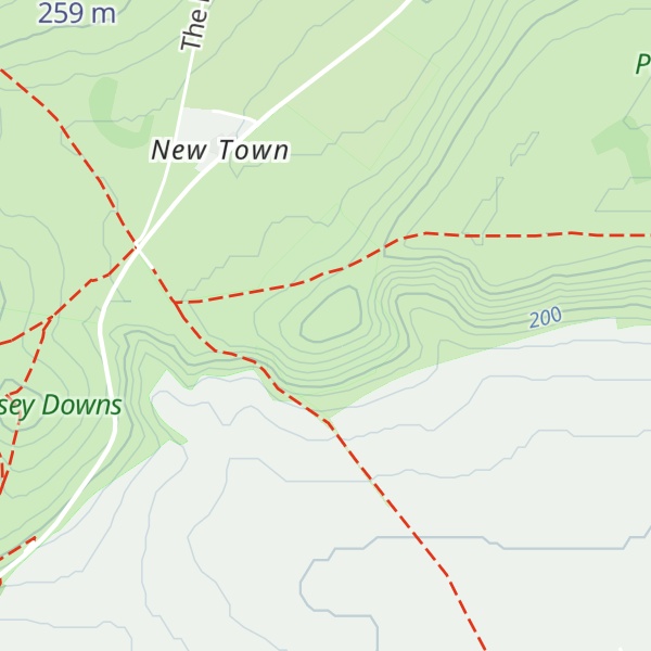 Map of Knap Hill