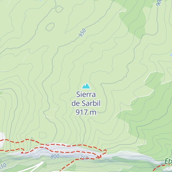 Map of Sierra de Sarbil