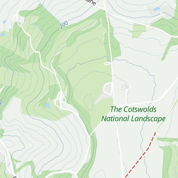 Map of Willersey Hill