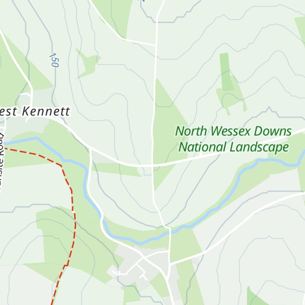 Map of Overton Hill