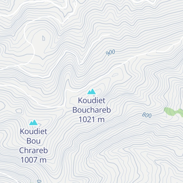 Map of Koudiet Bouchareb