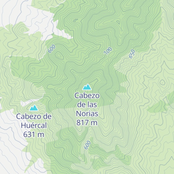 Map of Cabezo de las Norias