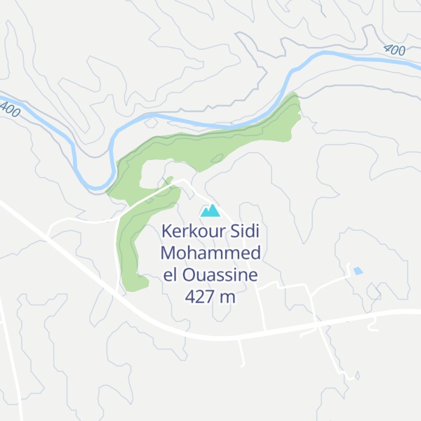 Map of Kerkour Sidi Mohammed el Ouassine