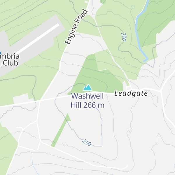 Map of Washwell Hill