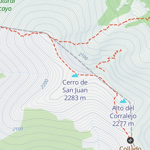 Map of Cerro de San Juan