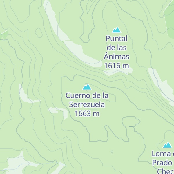 Map of Cuerno de la Serrezuela