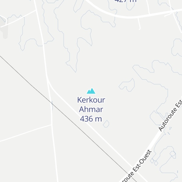 Map of Kerkour Ahmar