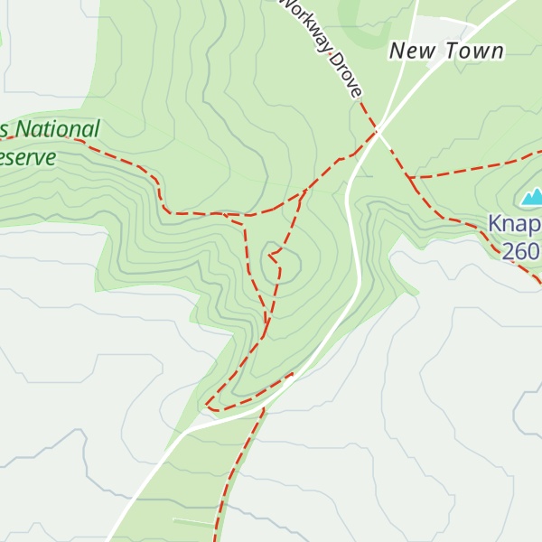 Map of Walkers Hill