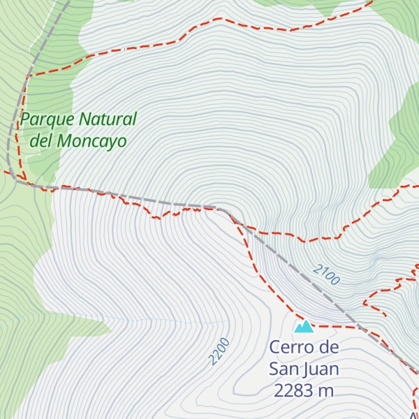 Map of Moncayo