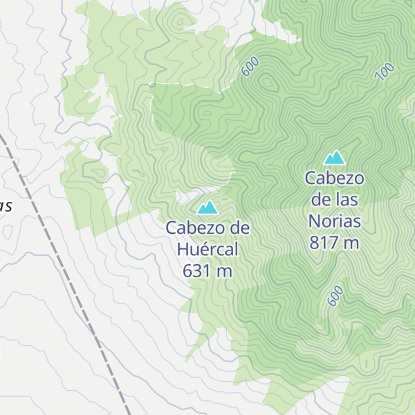 Map of Cabezo de Huércal