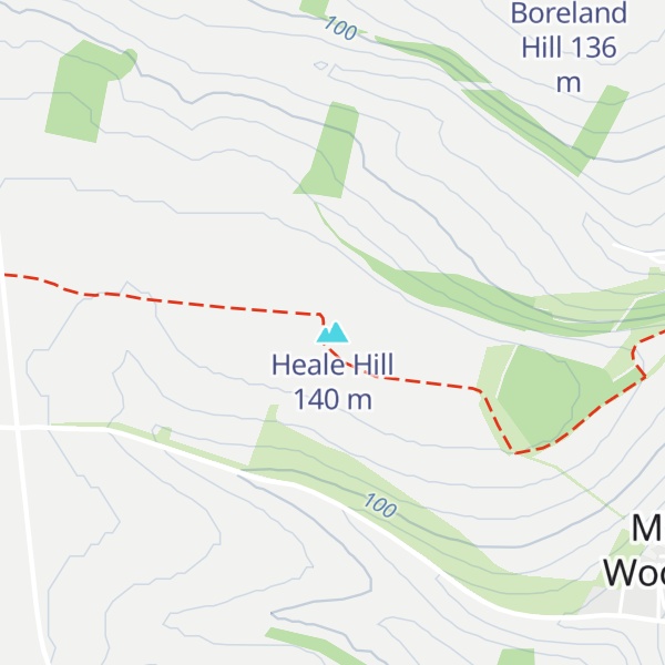 Map of Heale Hill