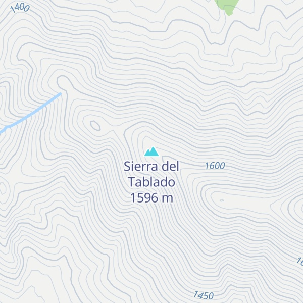 Map of Sierra del Tablado
